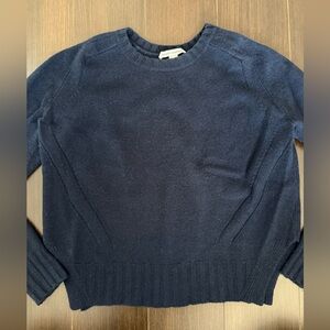 Autumn Cashmere Navy Blue Women's Sweater